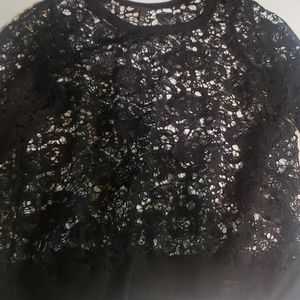 Long sleeve lace shirt